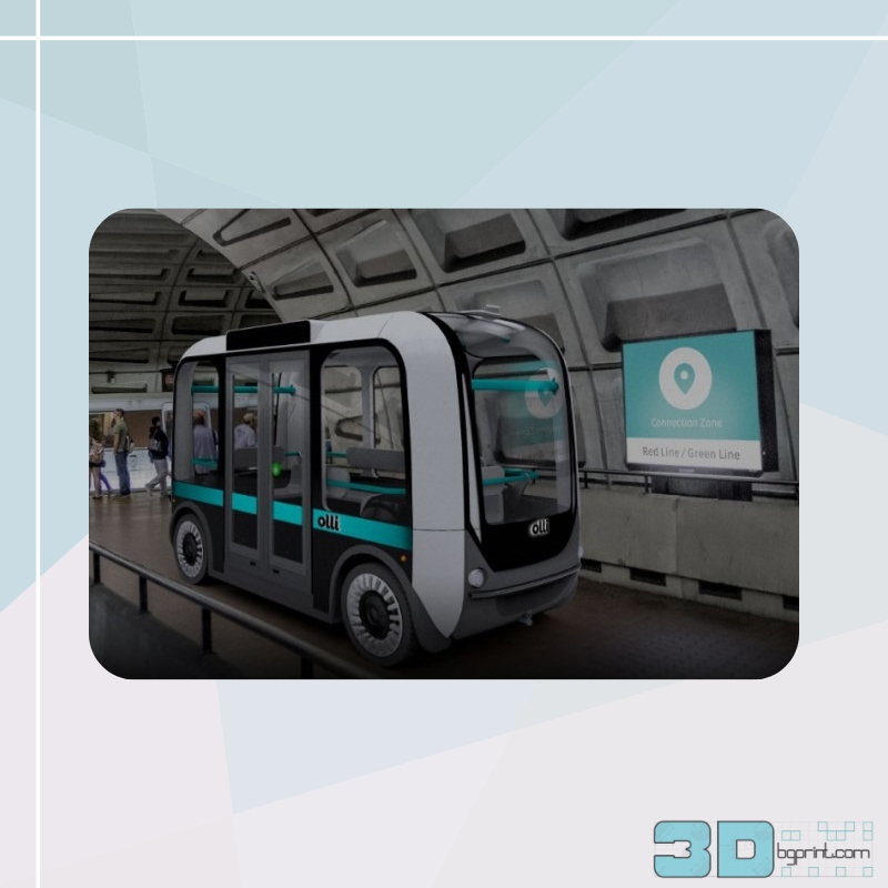 Електрически 3D принтиран бус